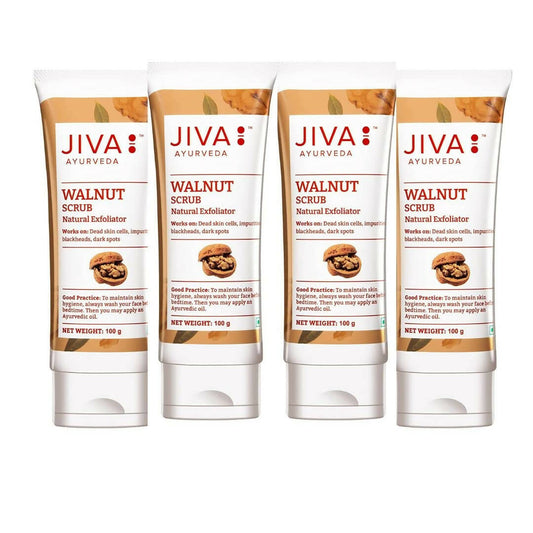 Jiva Ayurveda Walnut Scrub - Swadesiicart