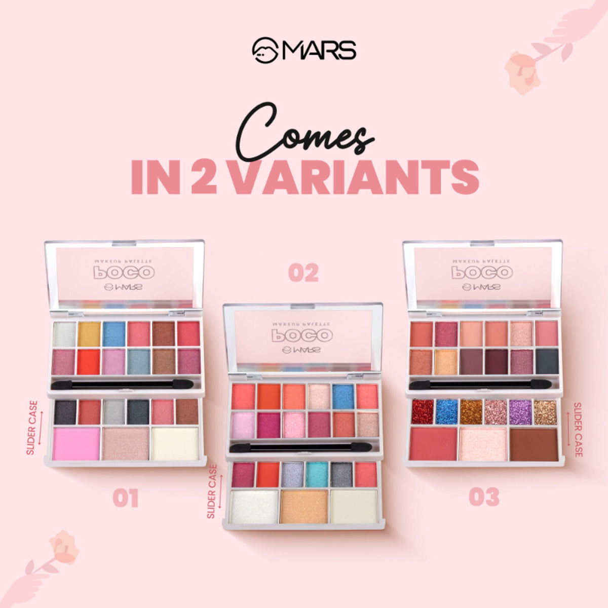 MARS Cosmetics Poco Face Makeup And Eyeshadow Palette - 02
