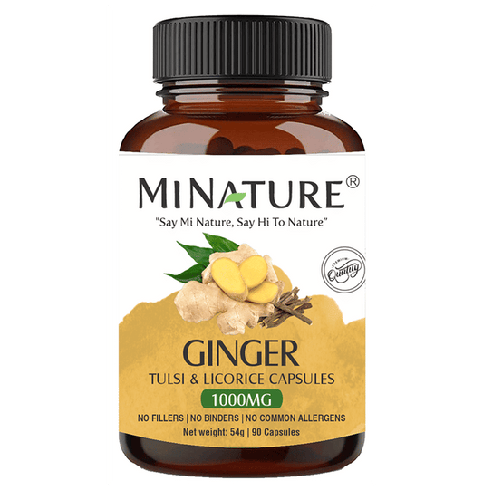 Minature Ginger Tulsi & Licorice Capsules | Swadesiicart