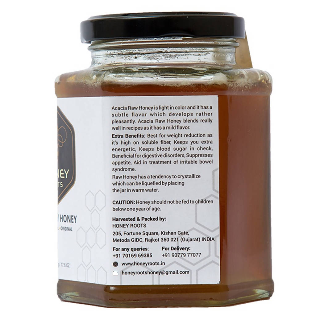 Honey Roots Acacia Raw Honey - Swadesiicart