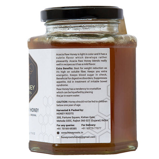 Honey Roots Acacia Raw Honey - Swadesiicart