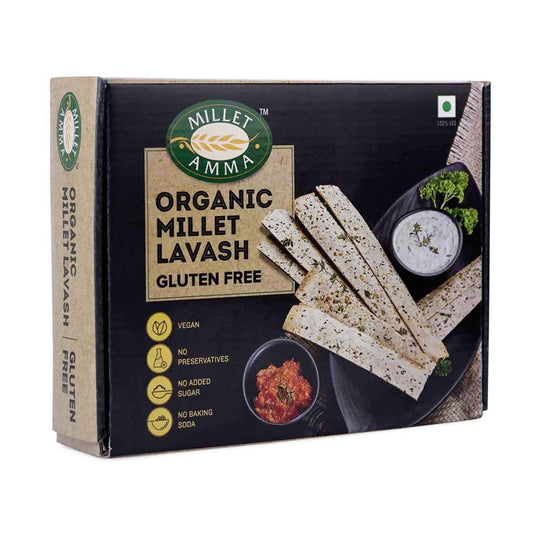 Millet Amma Organic Millet Lavash (Gluten Free) - Swadesiicart