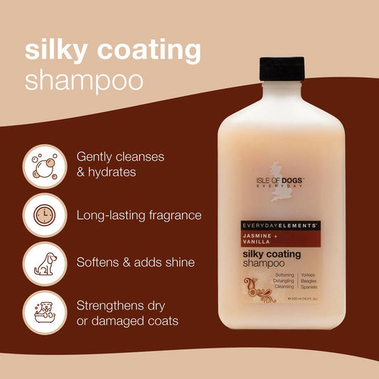 Isle Of Dogs Jasmine + Vanilla Silky Coating Shampoo - Swadesiicart