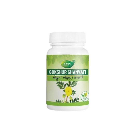 Lion Ayurveda Gokshur(Gokhru) Ghanvati, Green | Swadesiicart