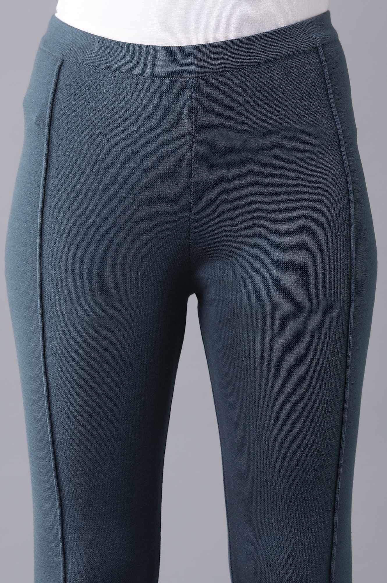 W for Woman Blue Pintuck Tights