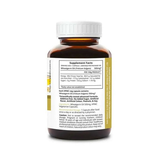 Sri Sri Tattva Supasupp Wheat Germ Oil Capsules - Swadesiicart