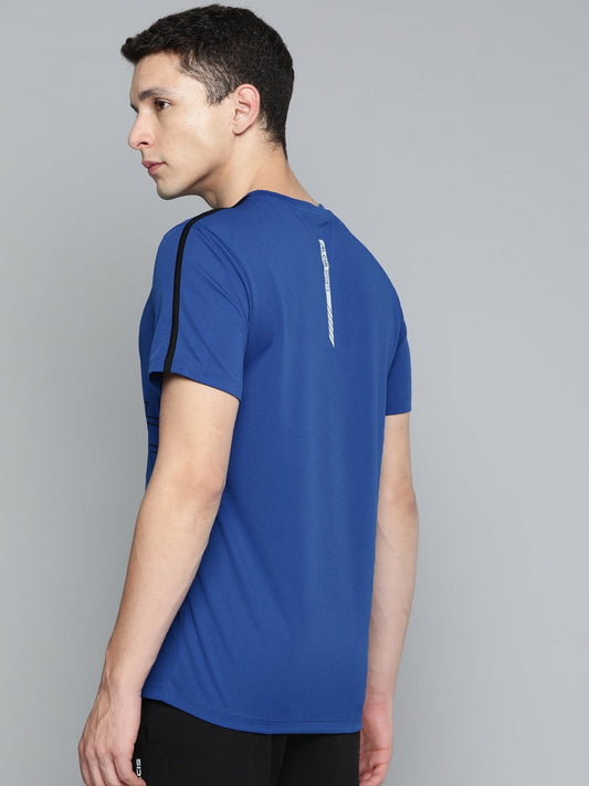 Alcis Men Typography Printed Dry Tech Slim Fit T-shirt | Swadesiicart