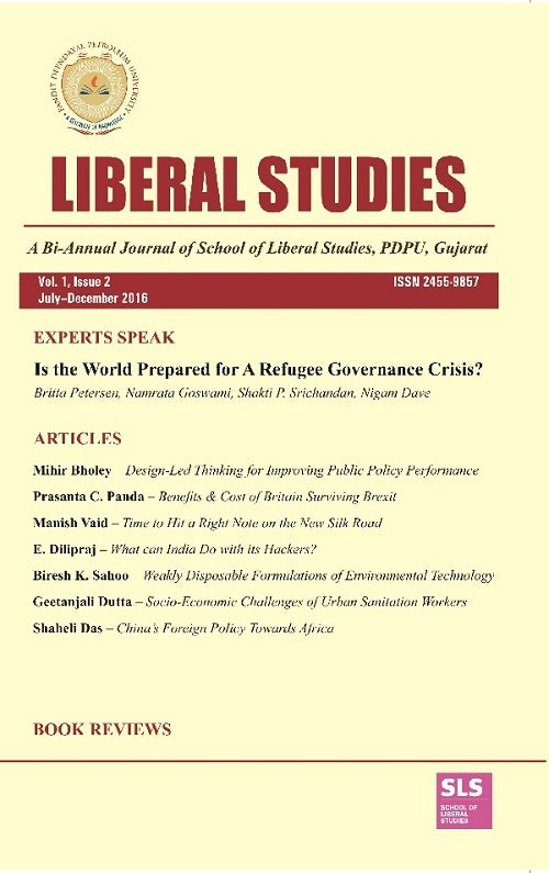 Liberal Studies : a Bi-Annual Journal of School of Liberal Studies, Pdpu, Gujarat (Vol. 1, Issue 2) July-December 2016 - Gyan Books