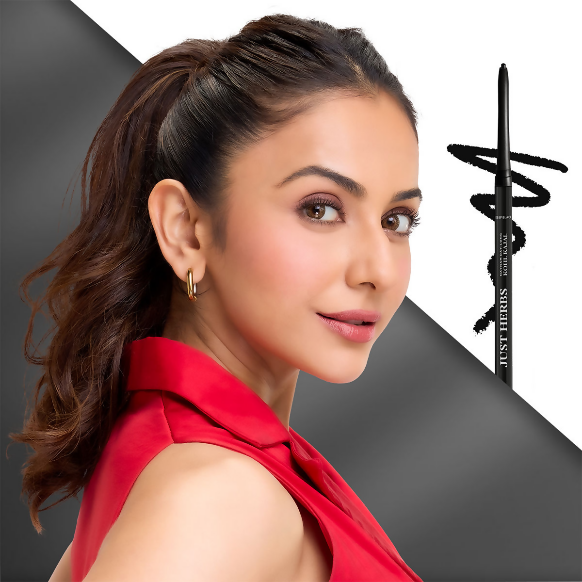 Just Herbs Naynam Day-Long Kohl Kajal – Ayurvedic Eye Makeup