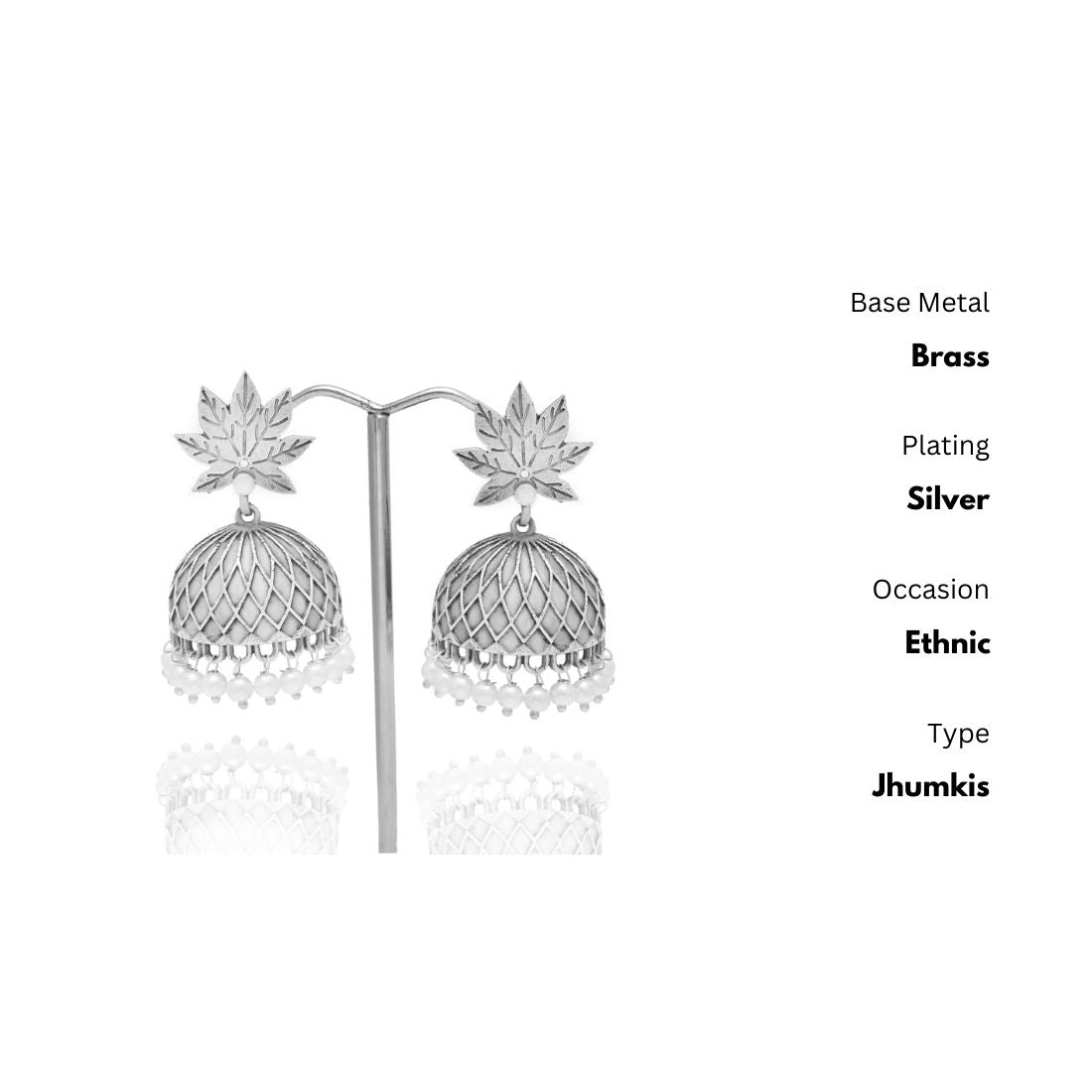 New Stylish Oxidized Gold-Polished Gold Studs Earrings for Womens by House of Ree | Swadesiicart