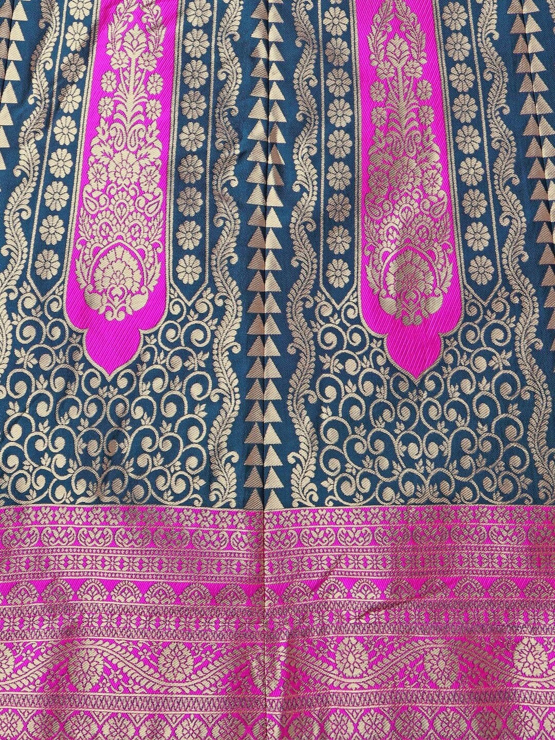 Lorenvalley Fashion Rama Ready to Wear Lehenga & Unstitched Blouse With Dupatta | Swadesiicart