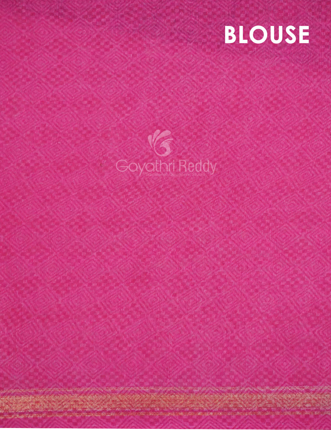 Combo of Off White and Pink Patan Patola Semi Chanderi Saree By Gayathri Reddy Designer Studio | Swadesiicart