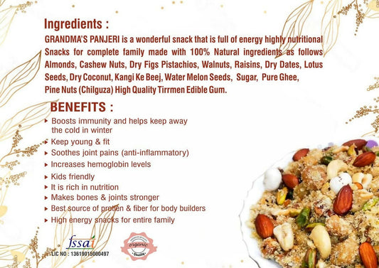 Healthy Living Grandma’s Traditional Panjeri - Swadesiicart