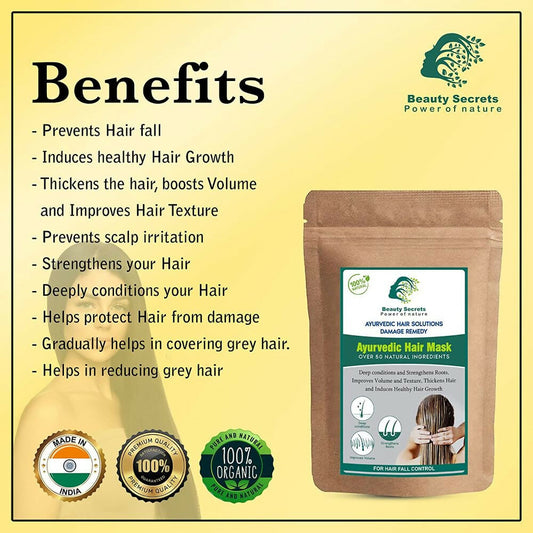 Beauty Secrets Ayurvedic Hair Mask - Swadesiicart