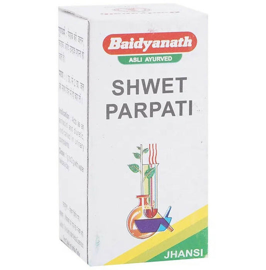 Baidyanath Jhansi Shwet Parpati Powder - Ayurvedant Pvt. Ltd.