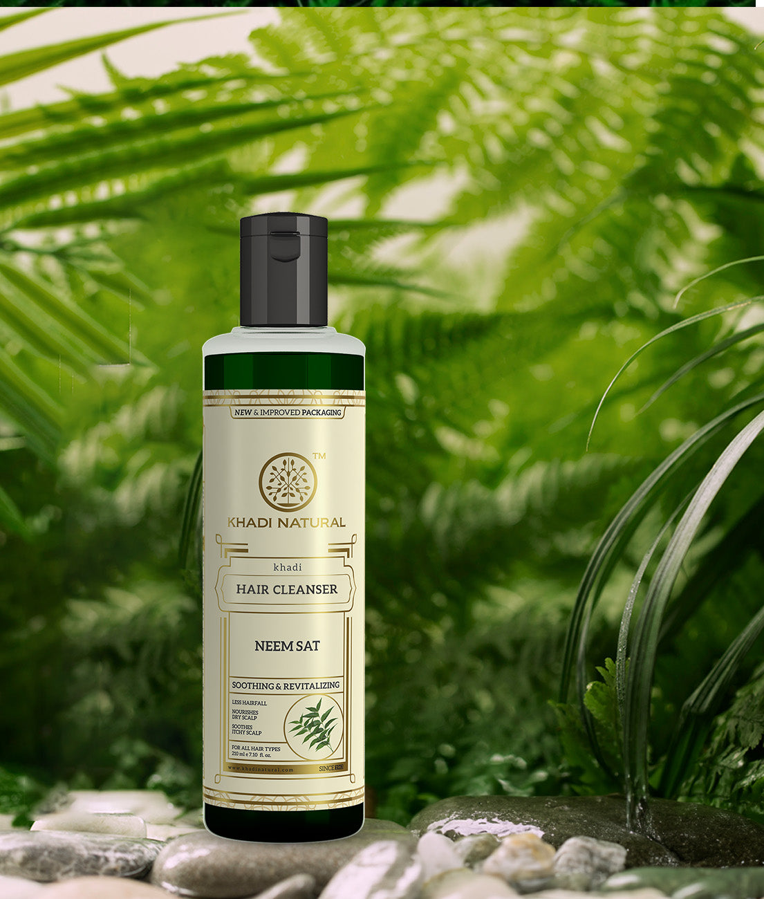 Khadi Natural Neem Sat Hair Cleanser - 210ml