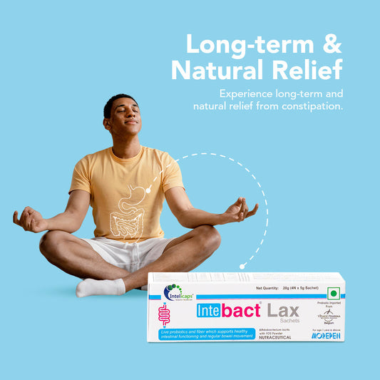 Dr Morpen Intebact Probiotic Laxative – Best Solution For Constipation Relief | Swadesiicart