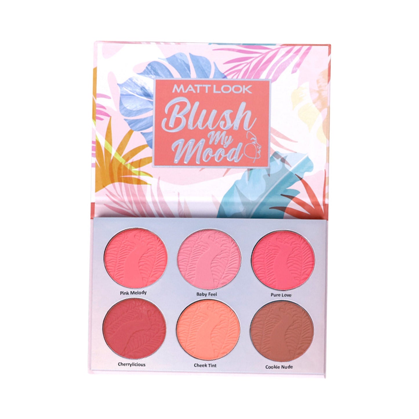 Matt Look Blush My Mood Highly Pigmented Blusher Palette - 02 Beautiful Inside Out - Swadesiicart