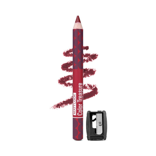 Matt Look Color Treasure Luxury Matte Lip Pencil Crayon - 06 Pure Hollywood
