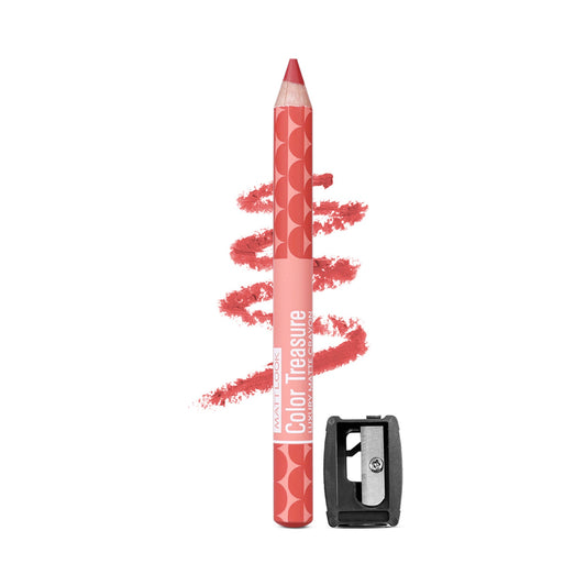 Matt Look Color Treasure Luxury Matte Lip Pencil Crayon - 13 Candy Peach - Swadesiicart