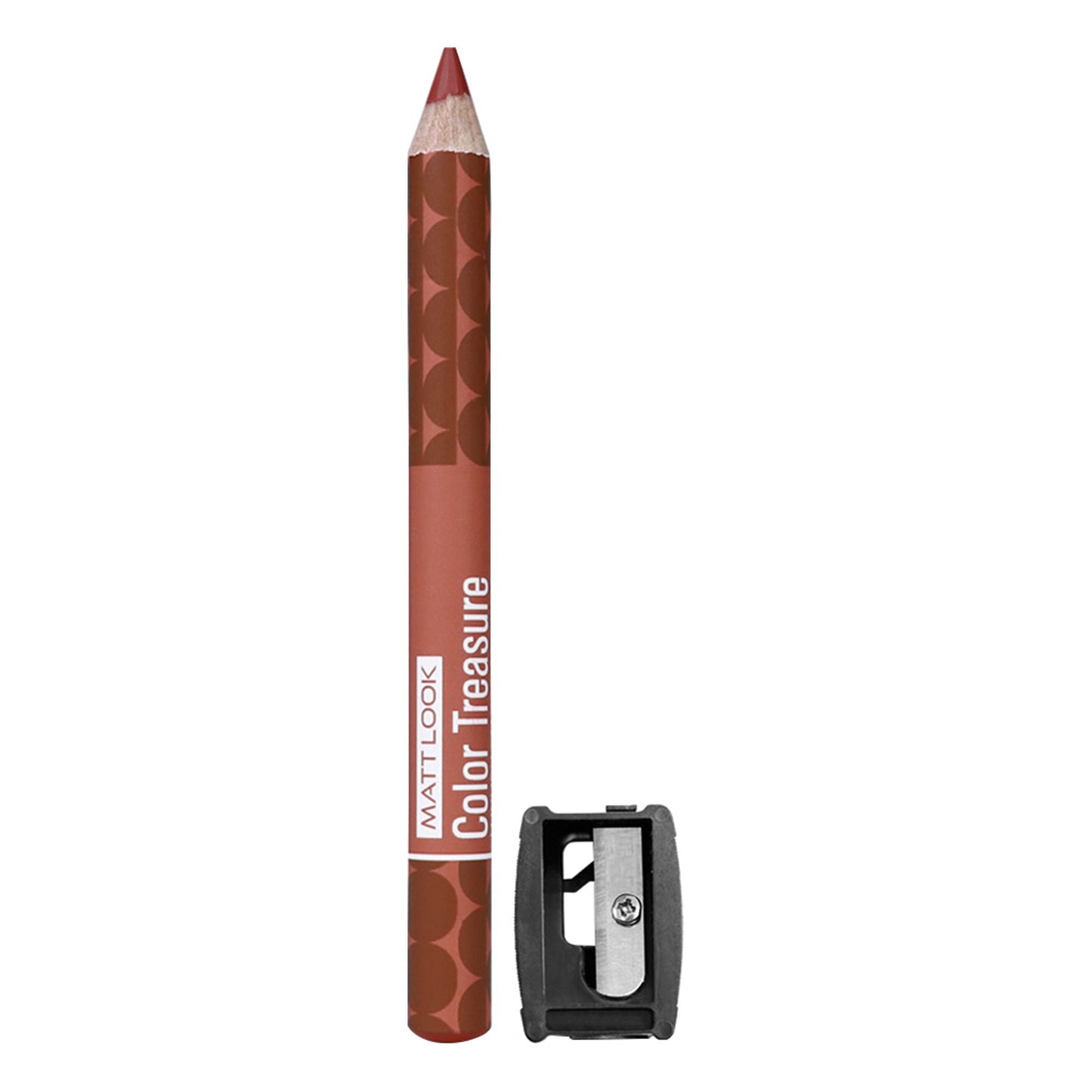 Matt Look Color Treasure Luxury Matte Lip Pencil Crayon - 16 Clay Crush - Swadesiicart