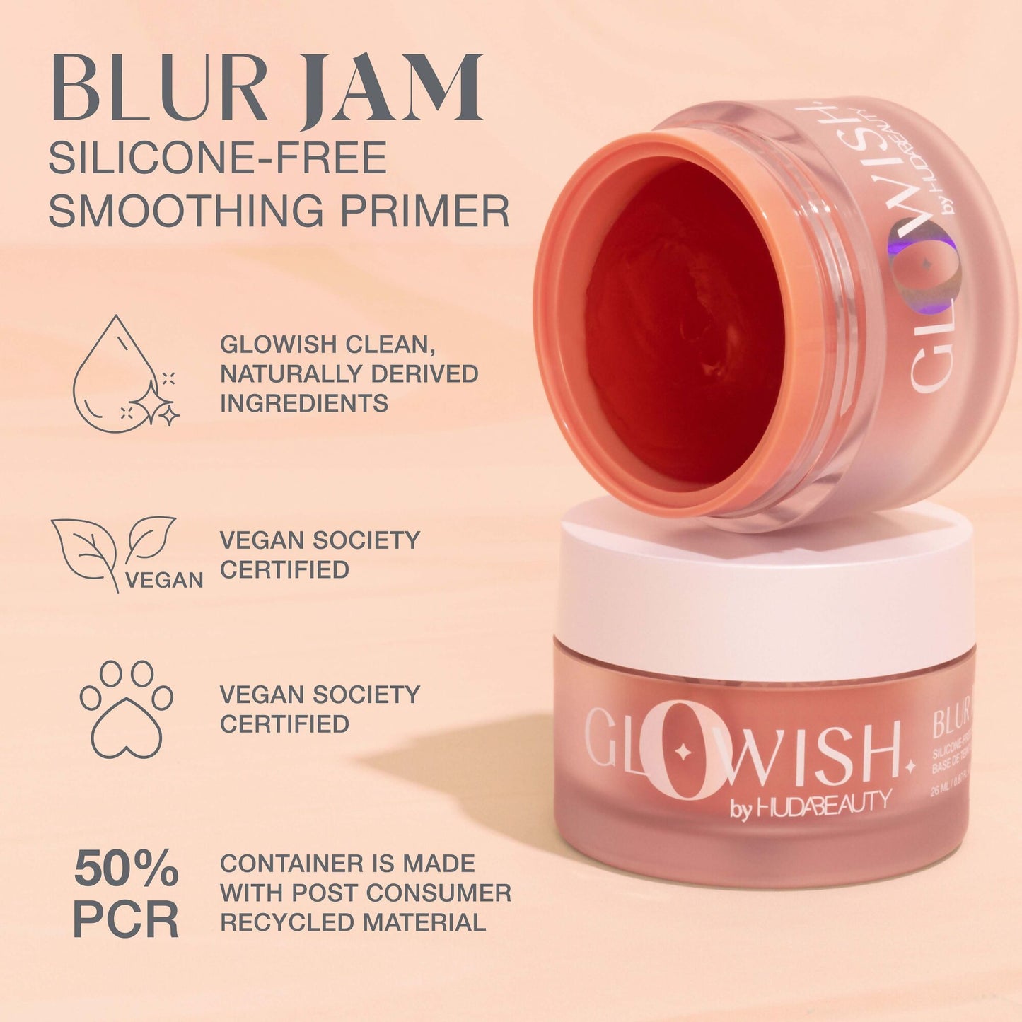 Huda Beauty Blur Jam Silicone-Free Smoothing Primer | Swadesiicart