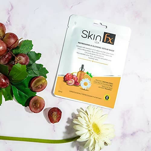 Skin Fx Refreshing & Glowing Serum Mask for Men - Swadesiicart