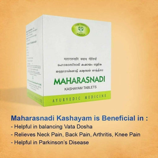 AVN Ayurveda Maharasnadi Kashayam Tablets - Swadesiicart