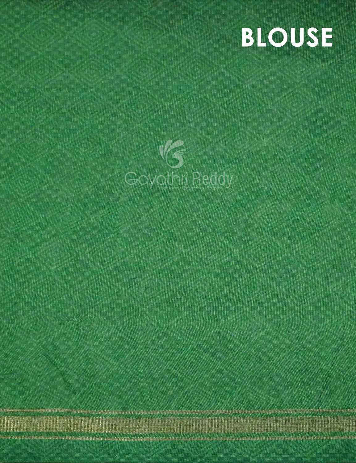 Combo of Off White and Mango Green Patan Patola Semi Chanderi Saree By Gayathri Reddy Designer Studio | Swadesiicart