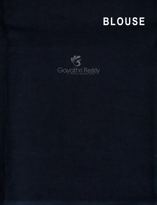 Peacock Green Colour Block Print Pure Kota Cotton Saree By Gayathri Reddy Designer Studio | Swadesiicart