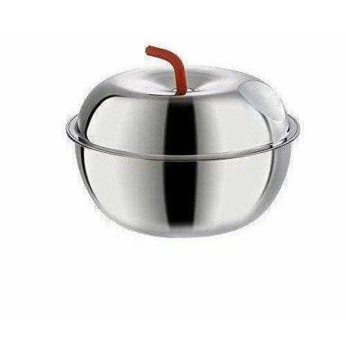 Stainless Steel Serving Pot Capacity -1 Litre - Swadesiicart