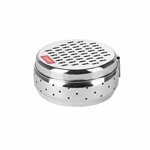 Stainless Steel Spill Free Vegetable Grater with Storage Container - Swadesiicart