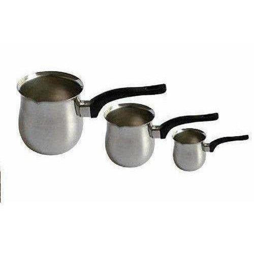 Stainless Steel Coffee Warmer - Set of 3 - Swadesiicart