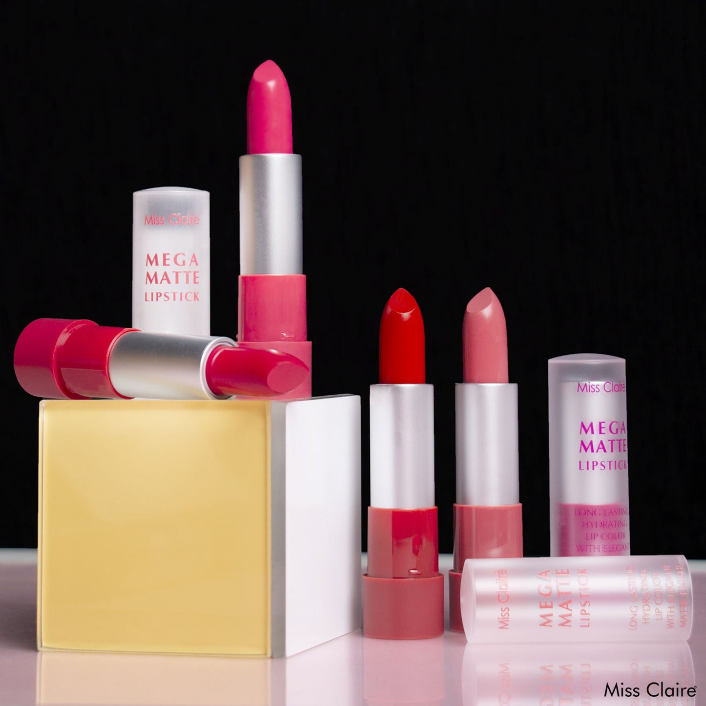 Miss Claire Mega Matte Lipstick - 9 | Swadesiicart