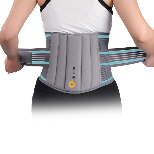 Orth-rem Back Support Brace For Men & Women Lower Back Pain Relief Belt | Swadesiicart