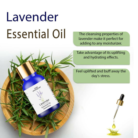 Sage Apothecary Lavender Essential Oil - Swadesiicart