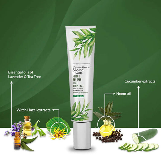 Blossom Kochhar Aroma Magic Neem & Tea Tree Anti Pimple Gel - Swadesiicart