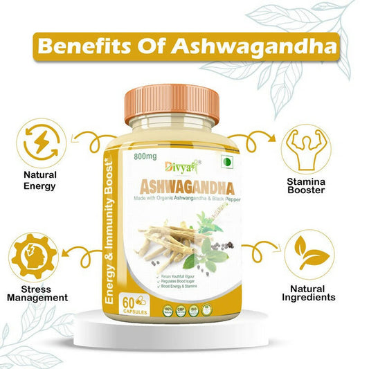 Divya Shree Ashwagandha Capsules | Swadesiicart