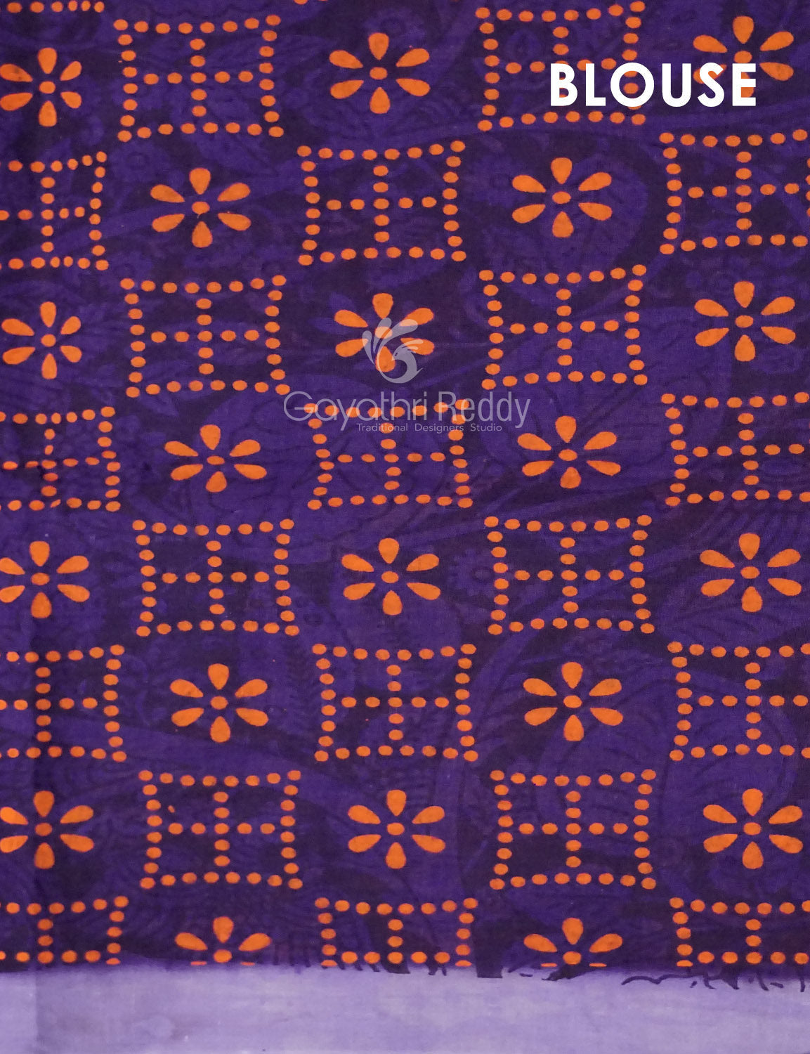 Lavendar & Blue Combo Bird Design Pure Kota Cotton Swadesiicart By Gayathri Reddy Designer Studio