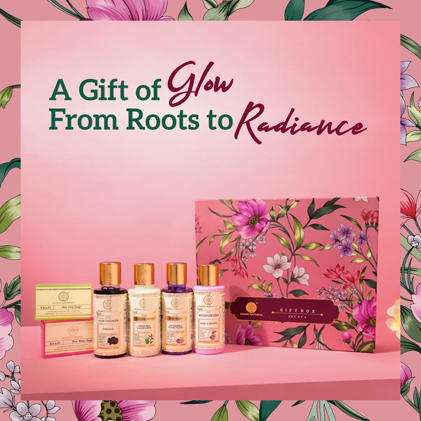 Khadi Natural Gift Box Combo Pack Of 6 Sale