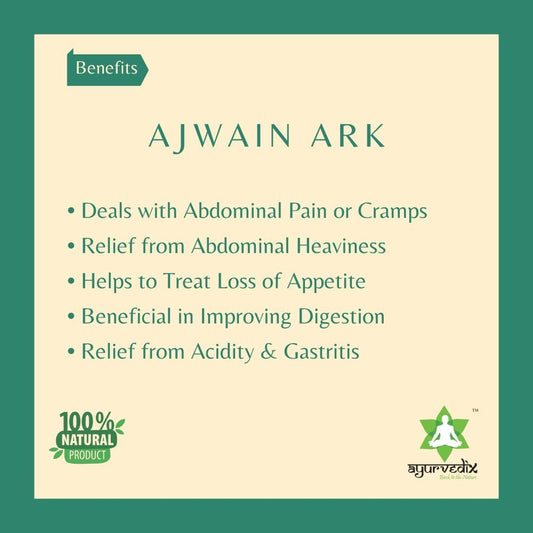 Ayurvedix Ajwain Ark - Swadesiicart