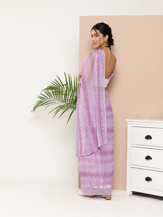 Ahalyaa Womens Chiffon Printed Saree | Swadesiicart