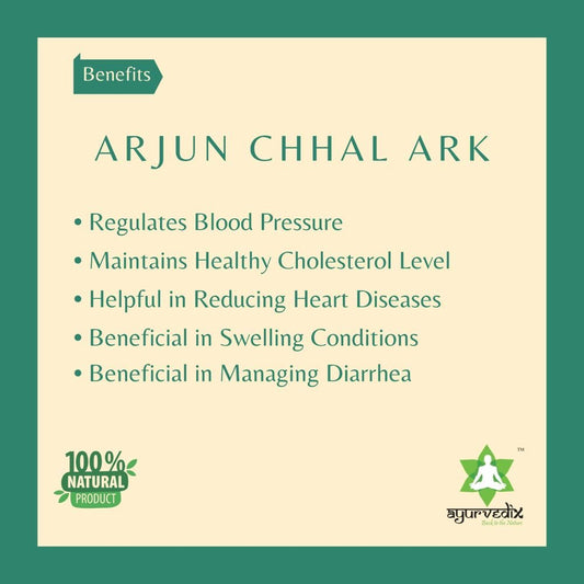 Ayurvedix Arjun Chhal Ark - Swadesiicart