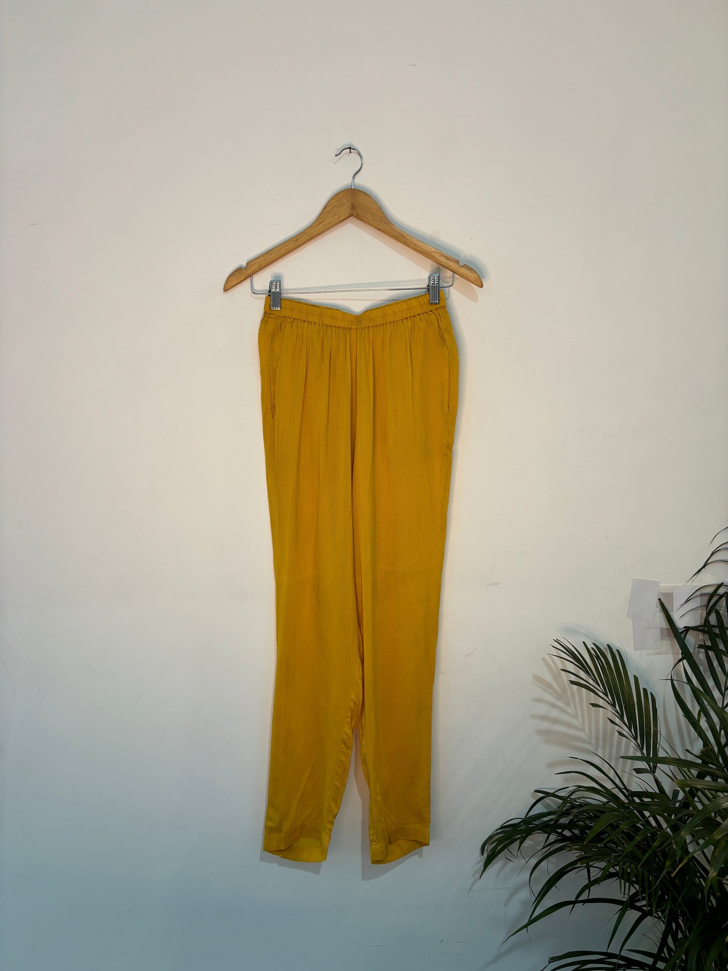 trueBrowns Yellow Chevron Co-ord Set - Swadesiicart