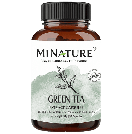 Minature Green Tea Extract Capsules | Swadesiicart