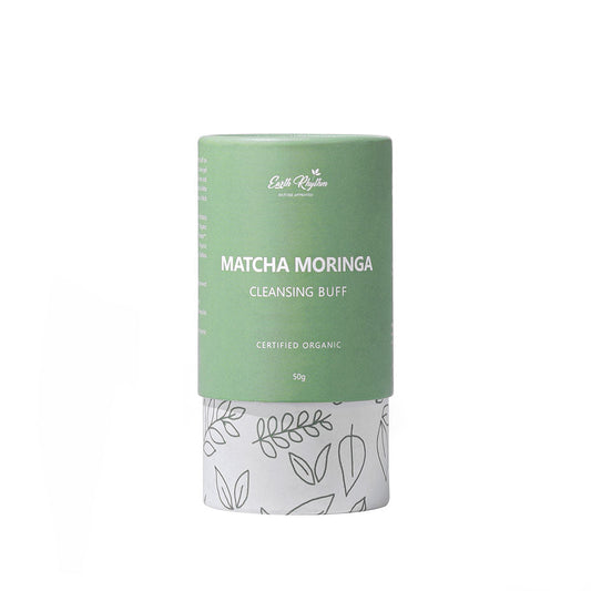 Earth Rhythm Matcha Moringa Cleansing Buff | Swadesiicart