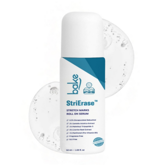 Bake StriErase™ Stretch Marks Removal Roll-On Serum | Swadesiicart