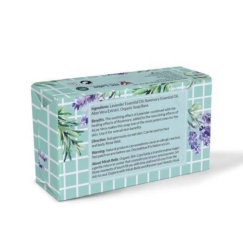 Mirah Belle Lavender Rosemary Anti Blemish Soap - Swadesiicart
