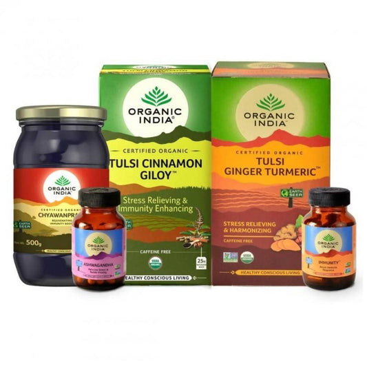 Organic India Immunity Kit Advanced - Swadesiicart