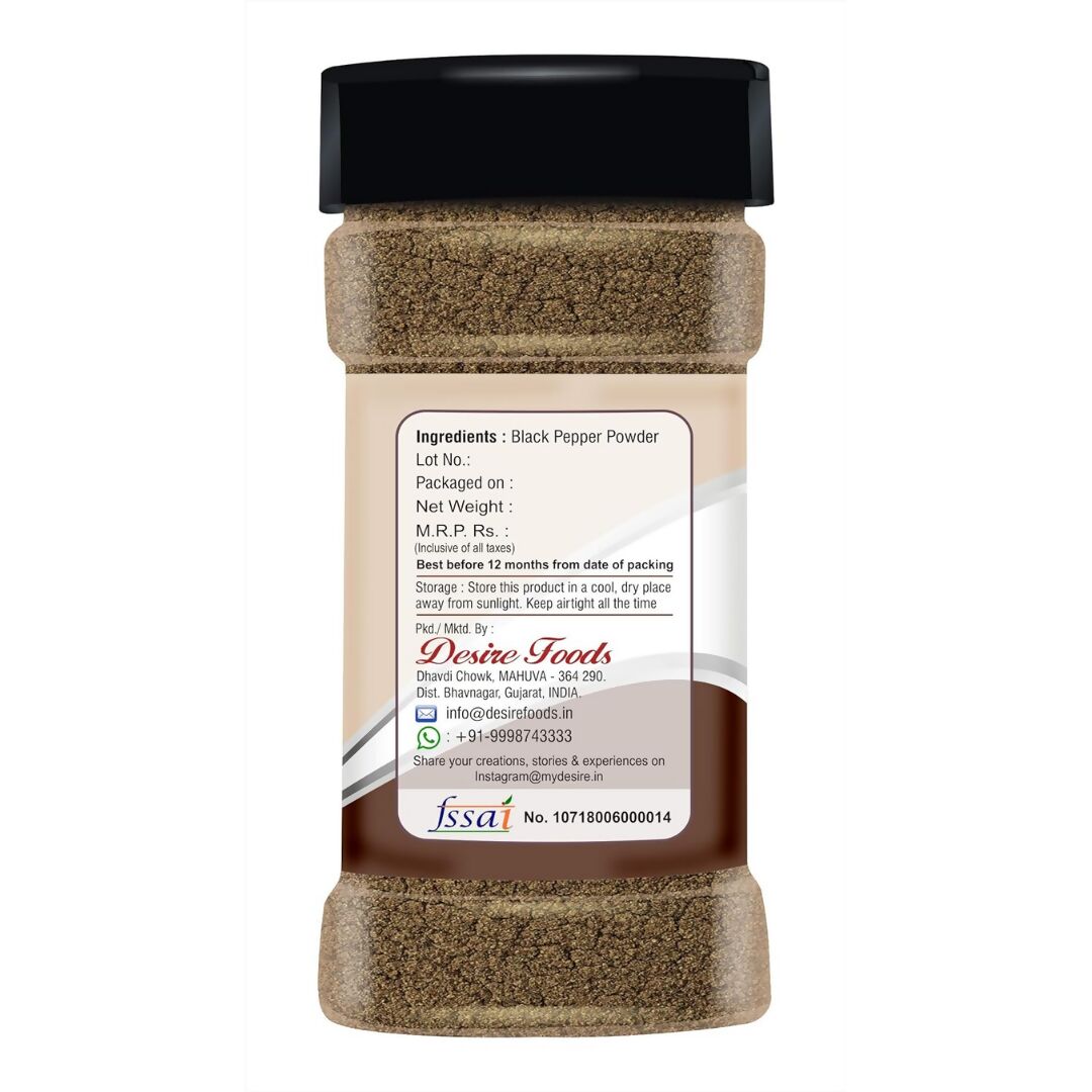 Desire Black Pepper Powder | Swadesiicart